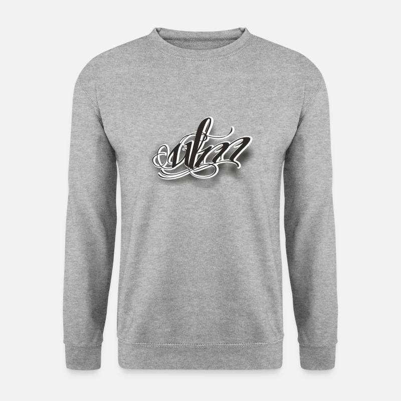 ulm - Unisex Pullover - Weißgrau meliert