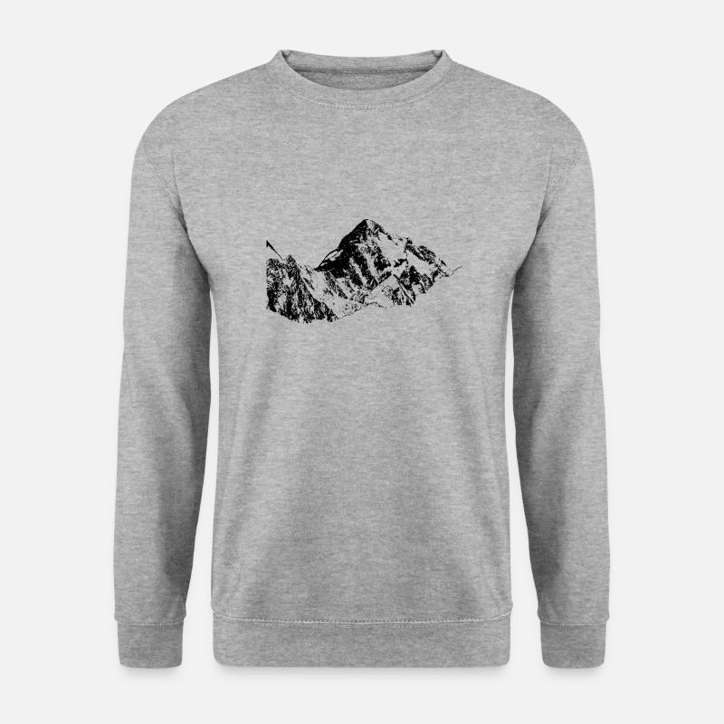 k2 - Unisex Pullover - Weißgrau meliert