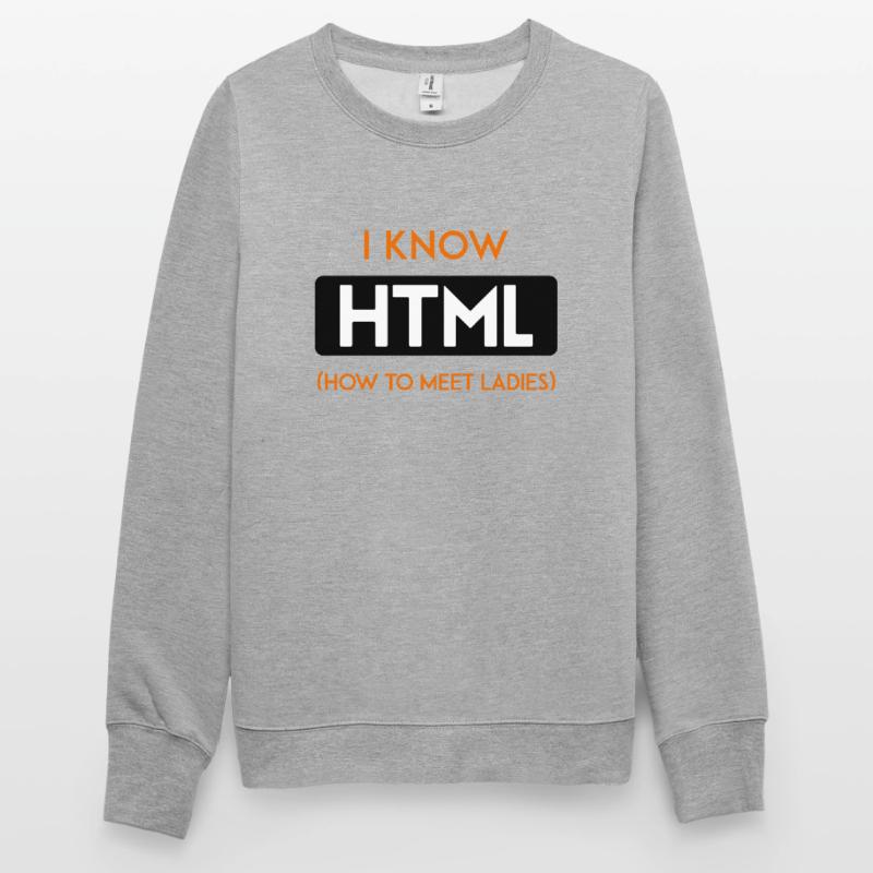 HTML web developer entwickler CSS Programmierer Unisex Pullover