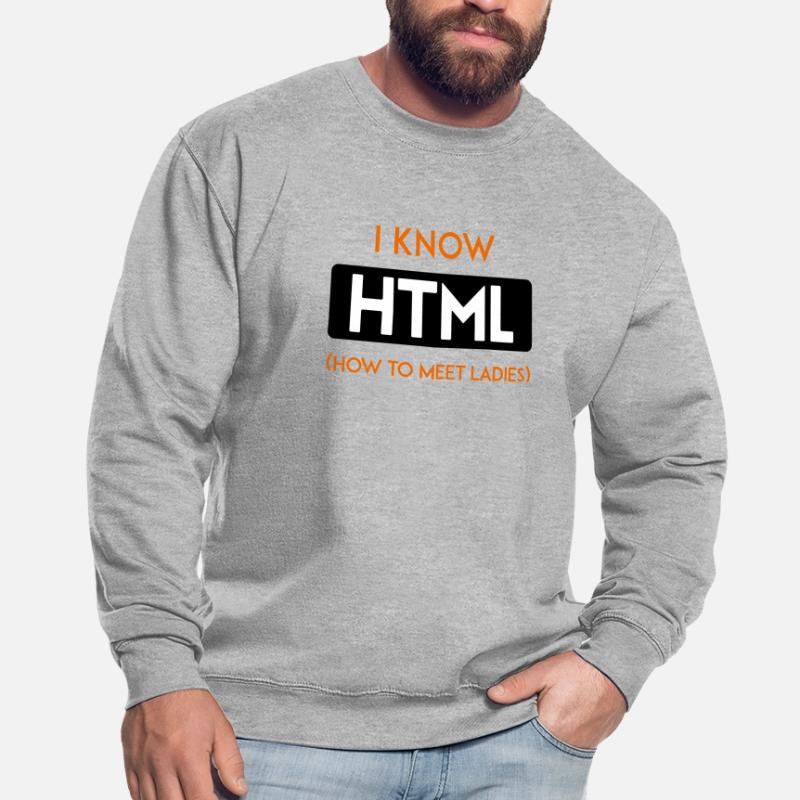 HTML web developer entwickler CSS Programmierer Unisex Pullover
