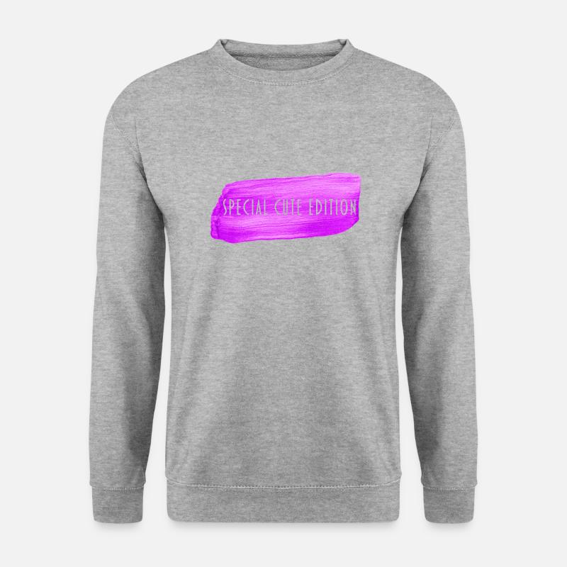 Special Cute Edition - Unisex Pullover - Weißgrau meliert