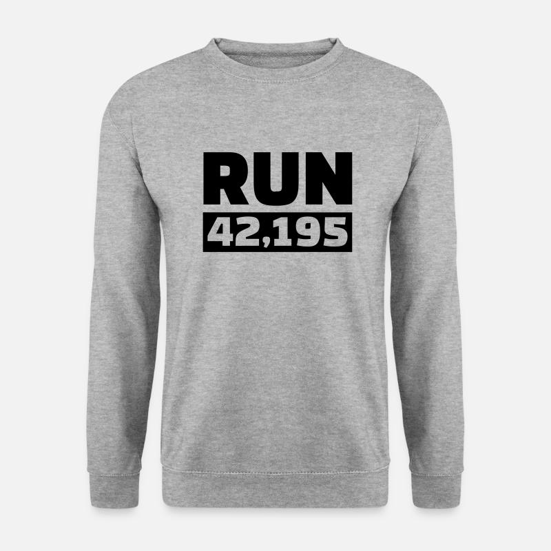 Marathon - Unisex Pullover - Weißgrau meliert