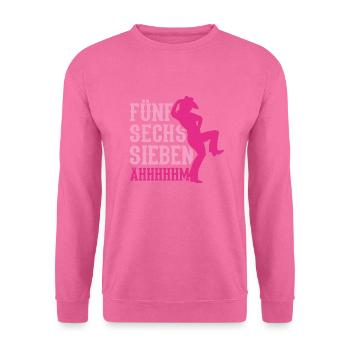 Linedance Country Musik Western Cowboy Stiefel - Unisex Pullover - Pink - Vorne