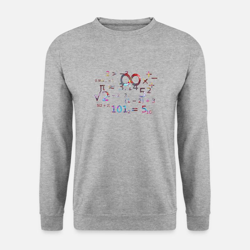 Abschlussfeier 2024 Abiturfeier - Unisex Pullover - Weißgrau meliert