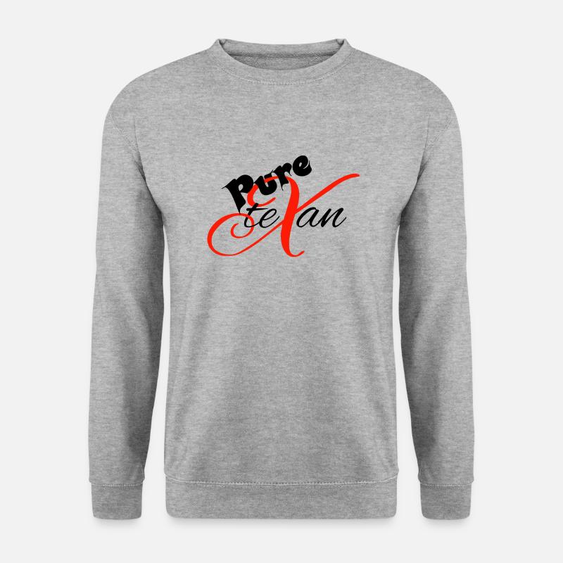 PureTexan - Unisex Pullover - Weißgrau meliert