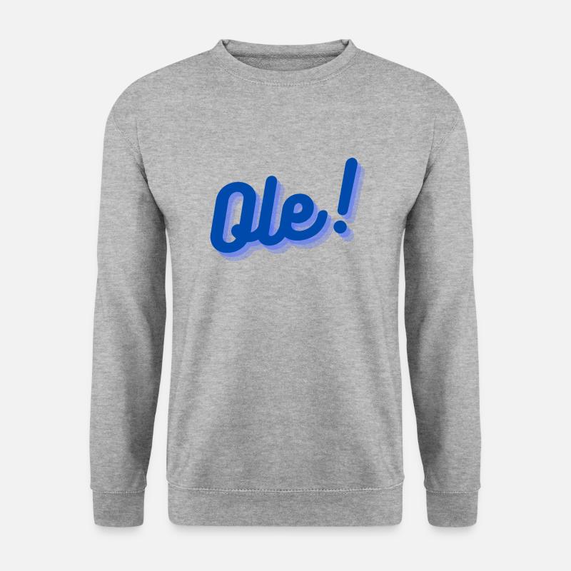 ole - Unisex Pullover - Weißgrau meliert