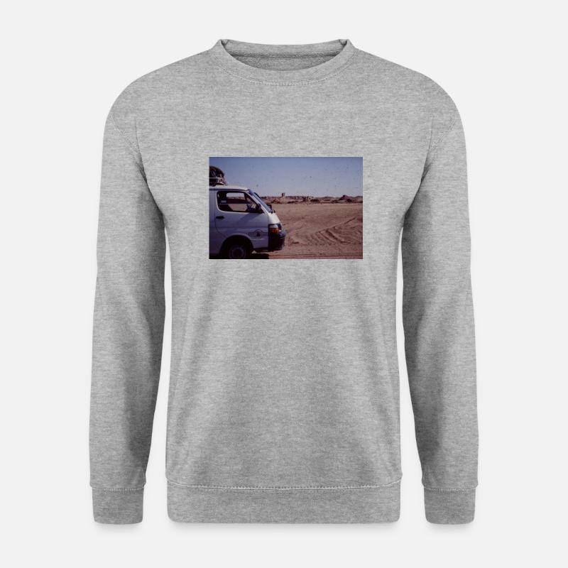 A Car - Unisex Pullover - Weißgrau meliert