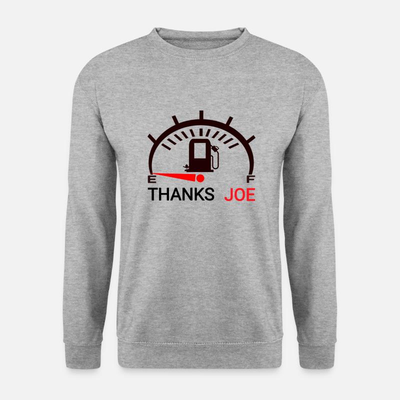 Joe rot - Unisex Pullover - Weißgrau meliert