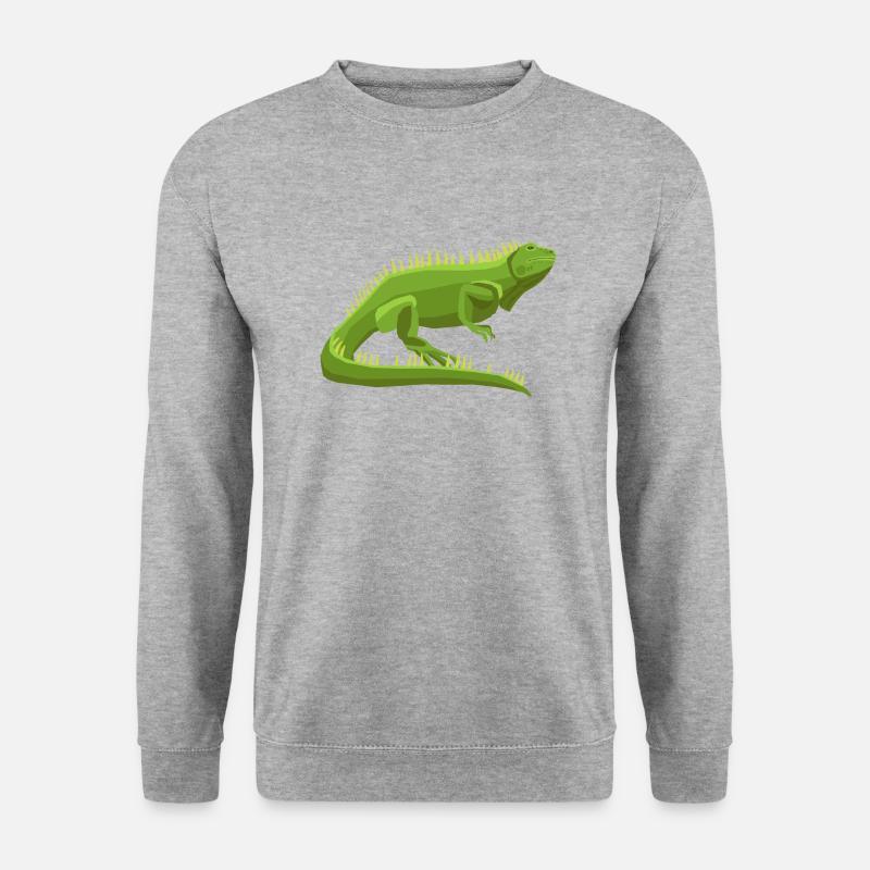 Wildtiere - Unisex Pullover - Weißgrau meliert