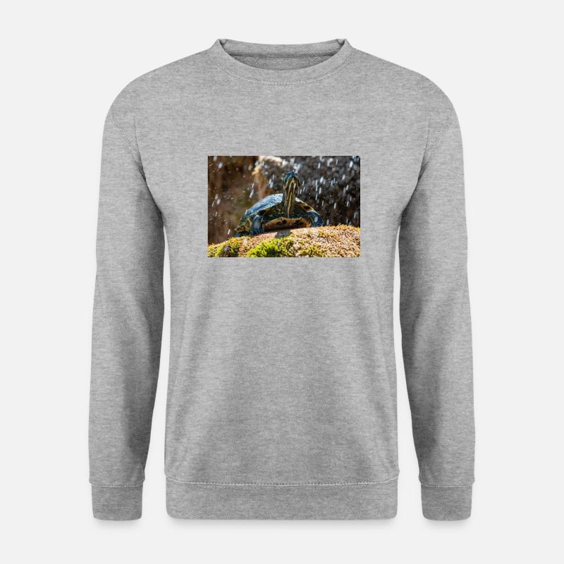 Trachemys scripta scripta scripta - Sweat-shirt Unisexe - gris chiné