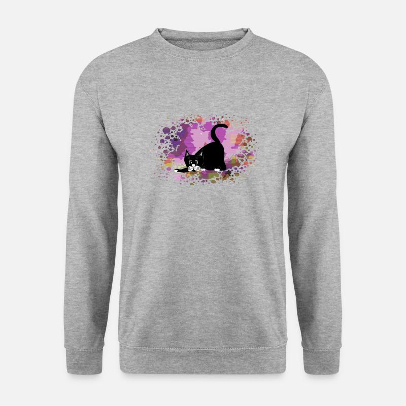 Cat - Unisex Sweatshirt - salt & pepper
