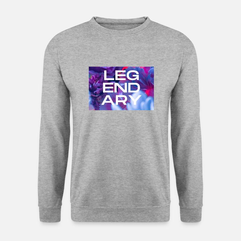 Legendary Design - Unisex Pullover - Weißgrau meliert