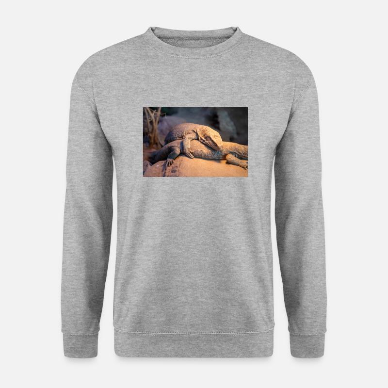 Mexican beaded lizard (Skorpion-Krustenechse) - Unisex Sweatshirt - salt & pepper