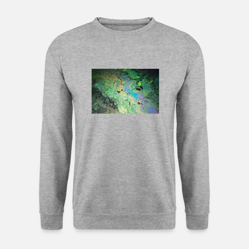 Verseuchtes Meer - Unisex Pullover - Weißgrau meliert