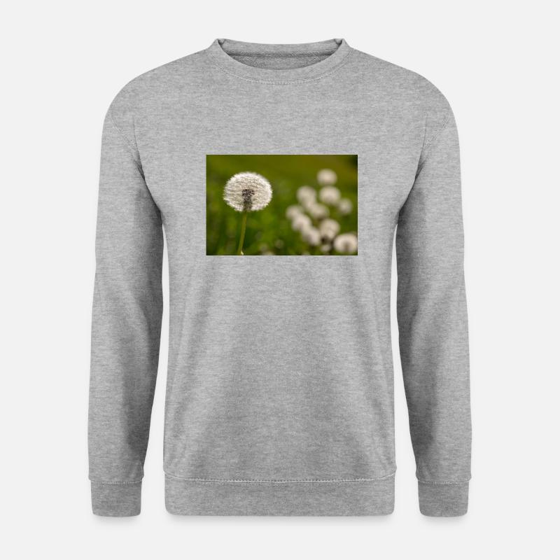 Loewenzahn - Unisex Pullover - Weißgrau meliert