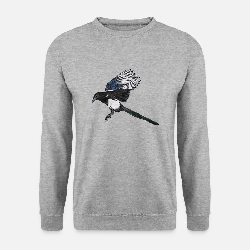 Elster Rocco - Unisex Pullover - Weißgrau meliert
