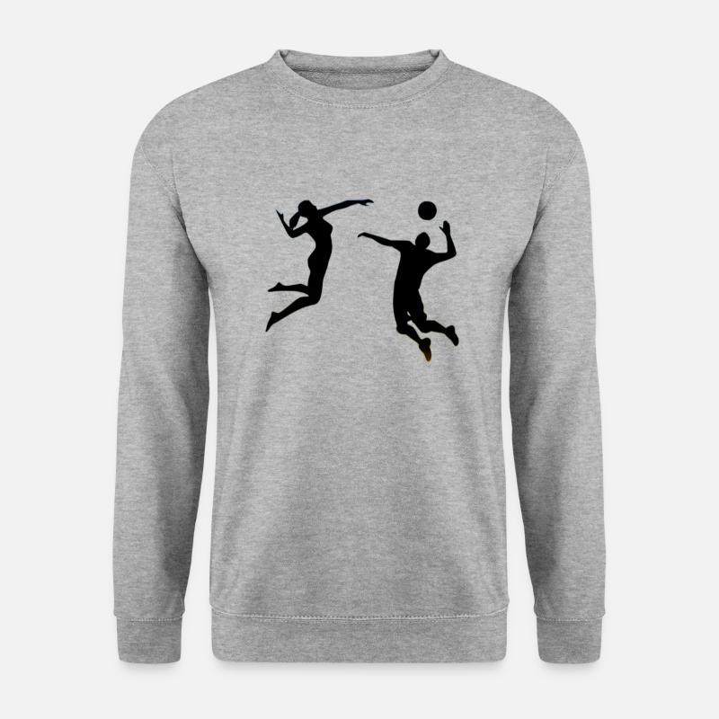 Soprt - Unisex Pullover - Weißgrau meliert