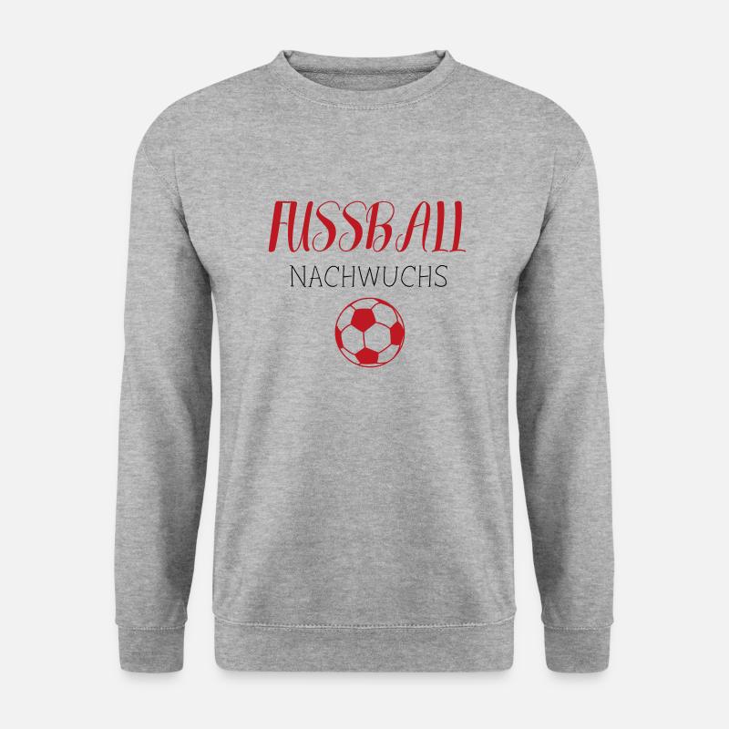 FUßBALL NACHWUCHS - Unisex Pullover - Weißgrau meliert