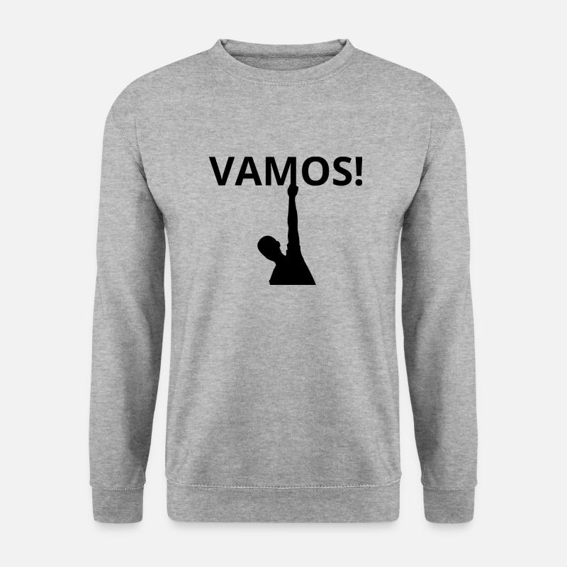 Vamos - Unisex Pullover - Weißgrau meliert
