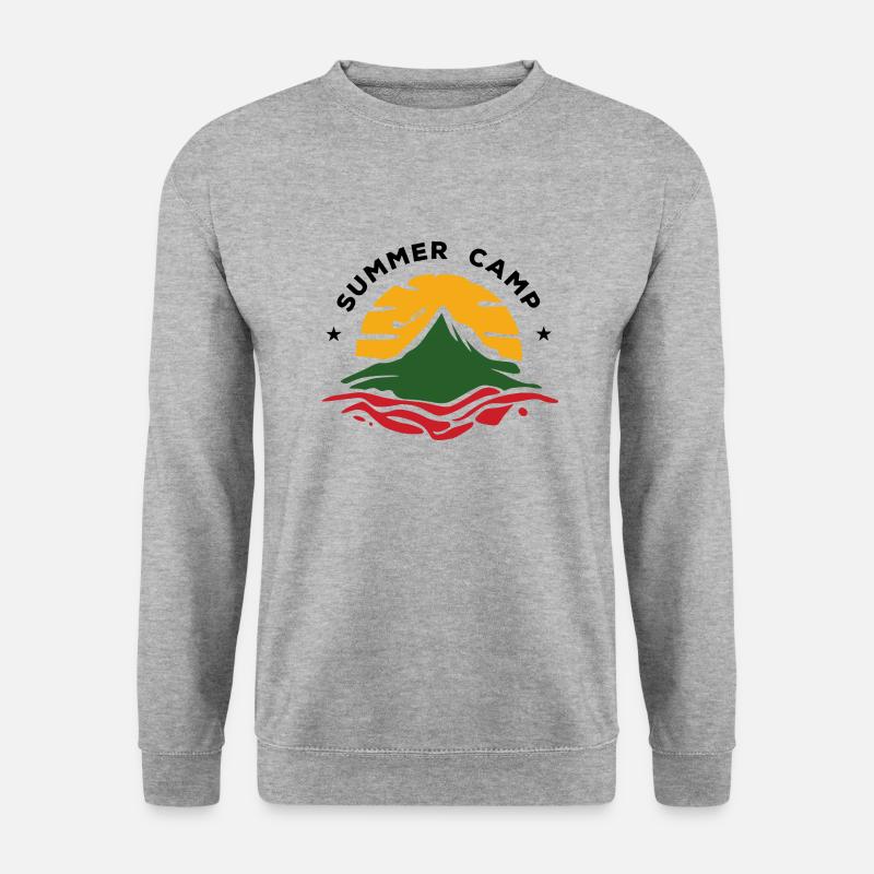 FERIENLAGER - Unisex Pullover - Weißgrau meliert