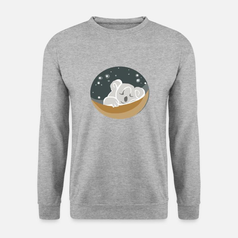 sleeping koala - Unisex Sweatshirt - salt & pepper