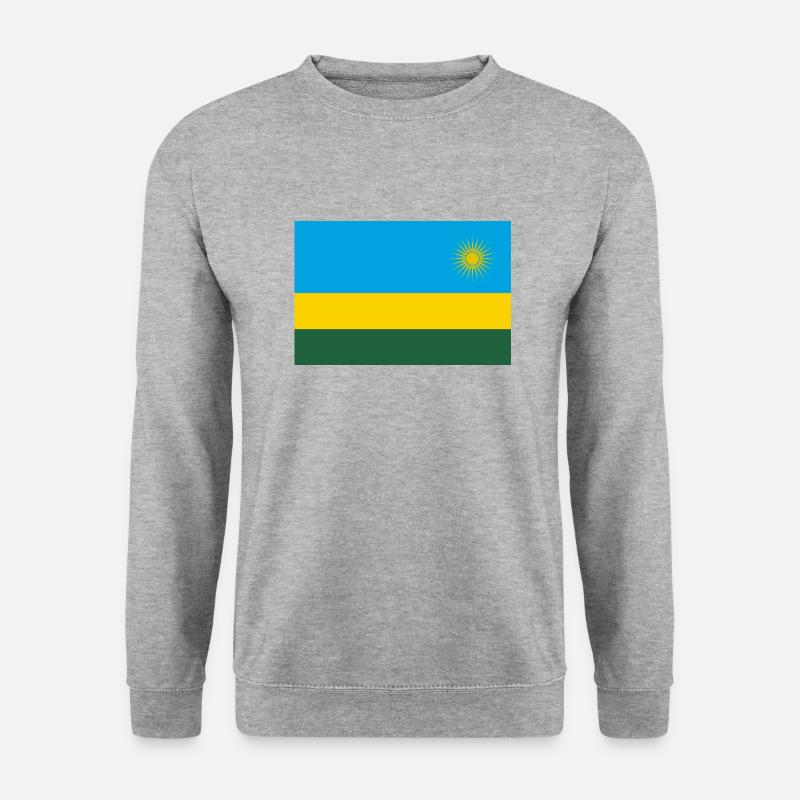 Ruanda - Unisex Pullover - Weißgrau meliert