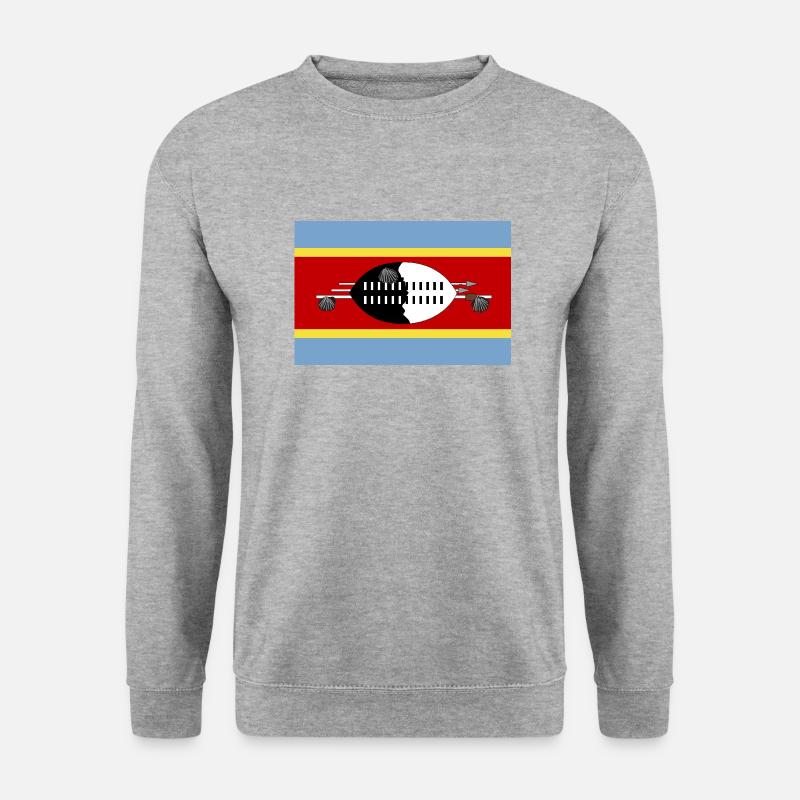 Eswatini - Unisex Pullover - Weißgrau meliert