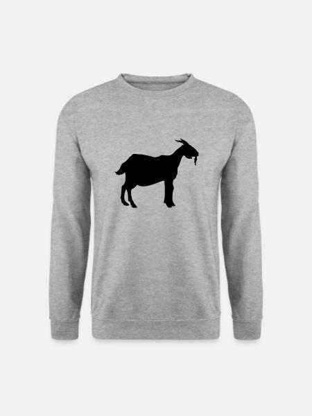 goat animal - Unisex Sweatshirt - salt & pepper