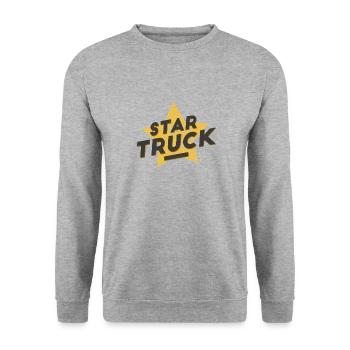 Starstruck - Sweat-shirt Unisexe - gris chiné - Devant - Alina (178cm) & Michal (187cm)