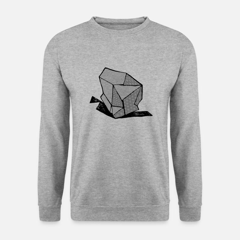 ROCK No 1 bw - Unisex Sweatshirt - salt & pepper