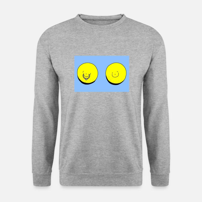 lemon light blue - Unisex Sweatshirt - salt & pepper
