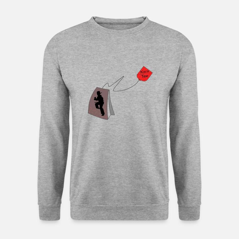 KaraTee. Karate - Unisex Pullover - Weißgrau meliert