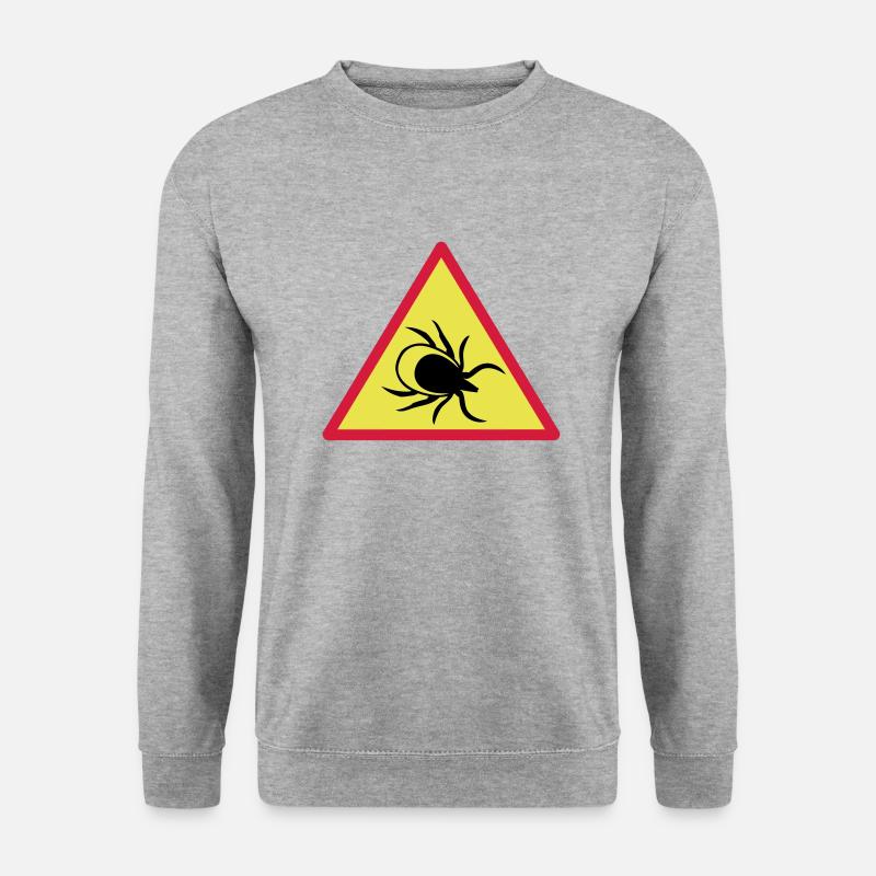Attention ticks - Unisex Sweatshirt - salt & pepper