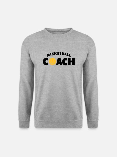 basketball coach - Sweat-shirt Unisexe - gris chiné