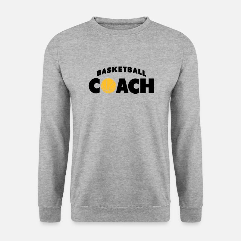 basketball coach - Unisex Sweatshirt - salt & pepper