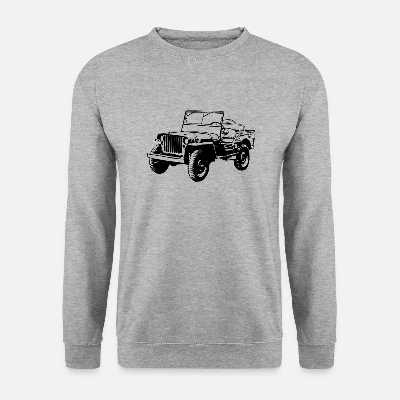 Willy Jeep - Unisex Sweatshirt - salt & pepper