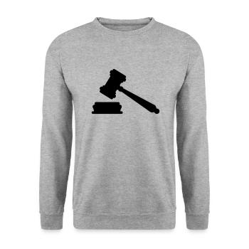 Judge - Unisex Sweatshirt - salt & pepper - Front - Alina (178cm) & Michal (187cm)