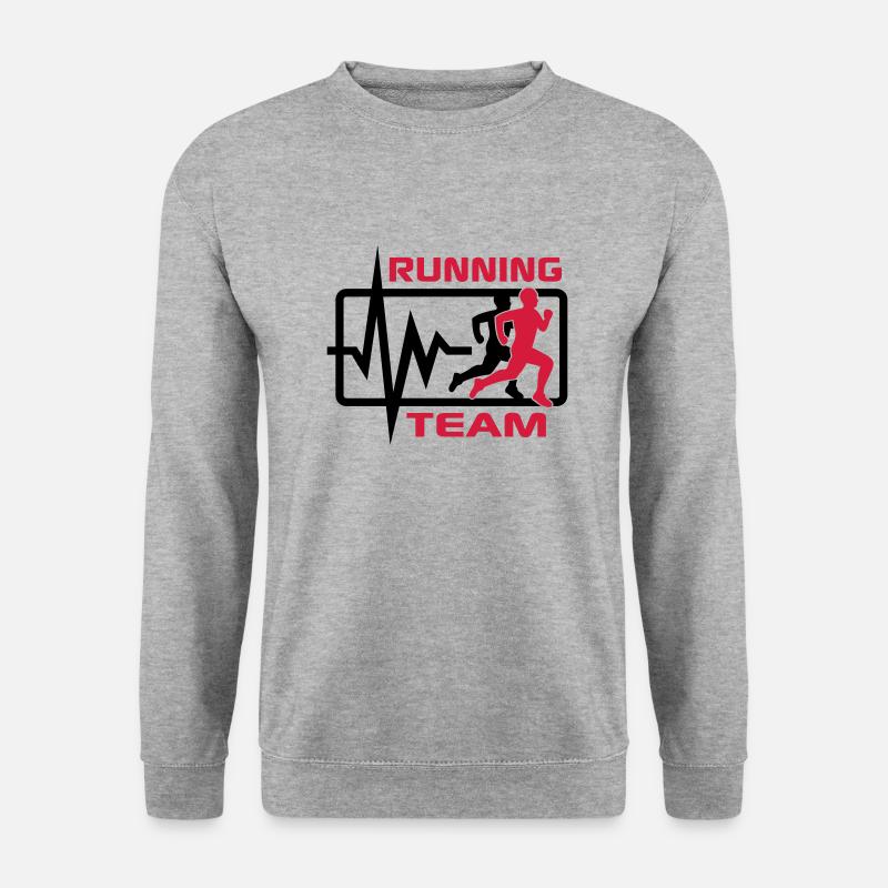 Running Team - Unisex Sweatshirt - salt & pepper