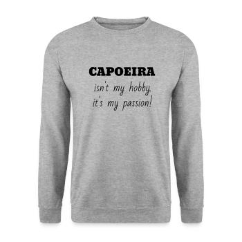 Capoeira / Capoeirista / Kampfkunst / Martial Art - Unisex Sweatshirt - salt & pepper - Front - Alina (178cm) & Michal (187cm)