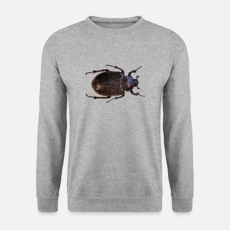 Mistkäfer - Unisex Pullover - Weißgrau meliert