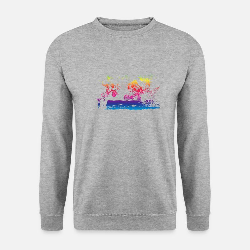 bmx - Unisex Sweatshirt - salt & pepper