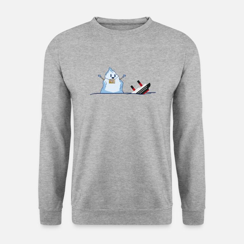 Kawaii Free Hugs - Titanic Gedenktag - Unisex Pullover - Weißgrau meliert