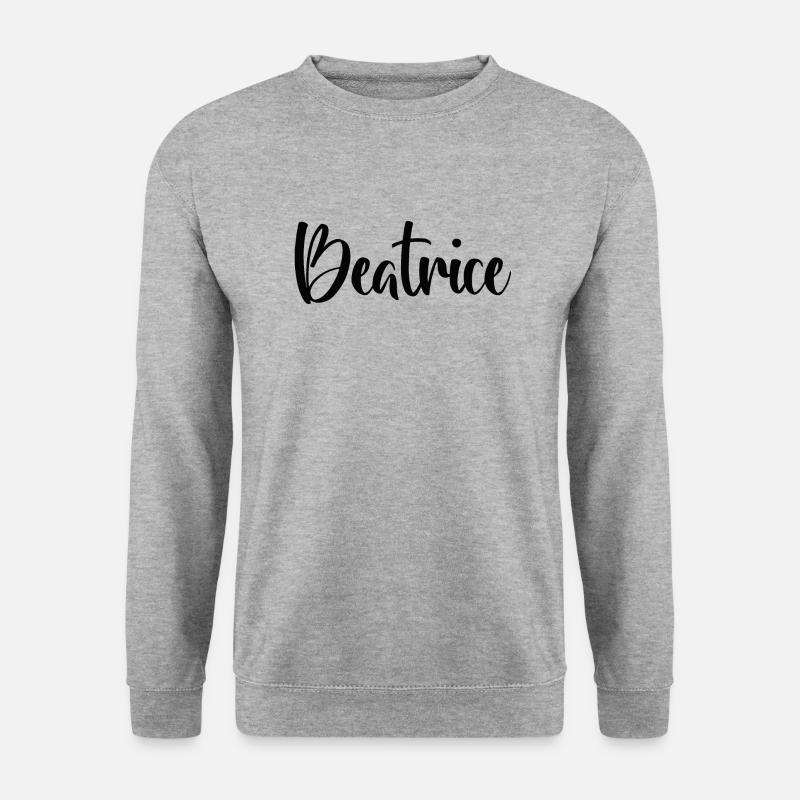 Beatrice - Unisex Pullover - Weißgrau meliert