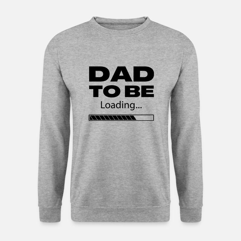 Dad To Be Loading Black - Unisex Sweatshirt - salt & pepper
