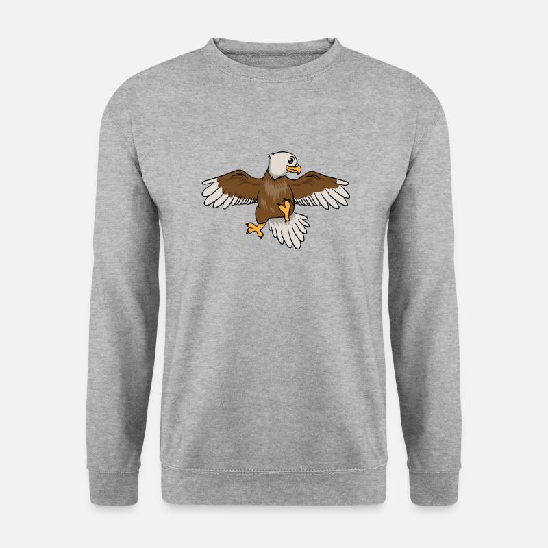Eagle Kids by The Manzanita`s - Unisex Pullover - Weißgrau meliert
