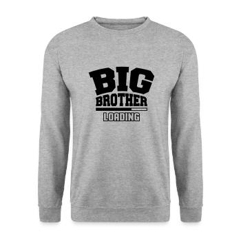 Chargement De Big Brother - Sweat-shirt Unisexe - gris chiné - Devant - Alina (178cm) & Michal (187cm)