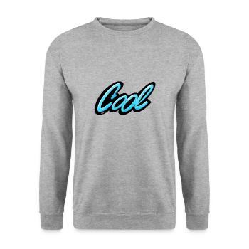 Cool - Graffiti - Sweat-shirt Unisexe - gris chiné - Devant - Alina (178cm) & Michal (187cm)