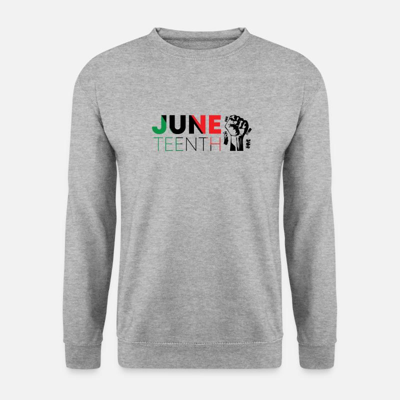 JUNETEENTH - Unisex Sweatshirt - salt & pepper