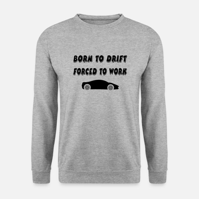 Auto - Unisex Pullover - Weißgrau meliert