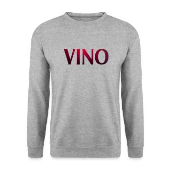 VINO - Unisex Sweatshirt - salt & pepper - Front - Alina (178cm) & Michal (187cm)